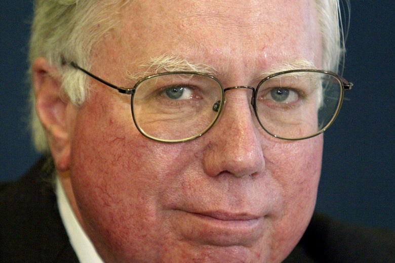 Jerome Corsi at a press conference in Washington, DC
